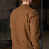 NATHAN shirt eco flannel tobacco