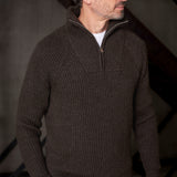 NOLAN jumper eco undyed alpaca brown