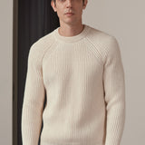 NORD jumper eco undyed alpaca wool white