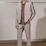 OLF trousers eco canvas 230g cold brown