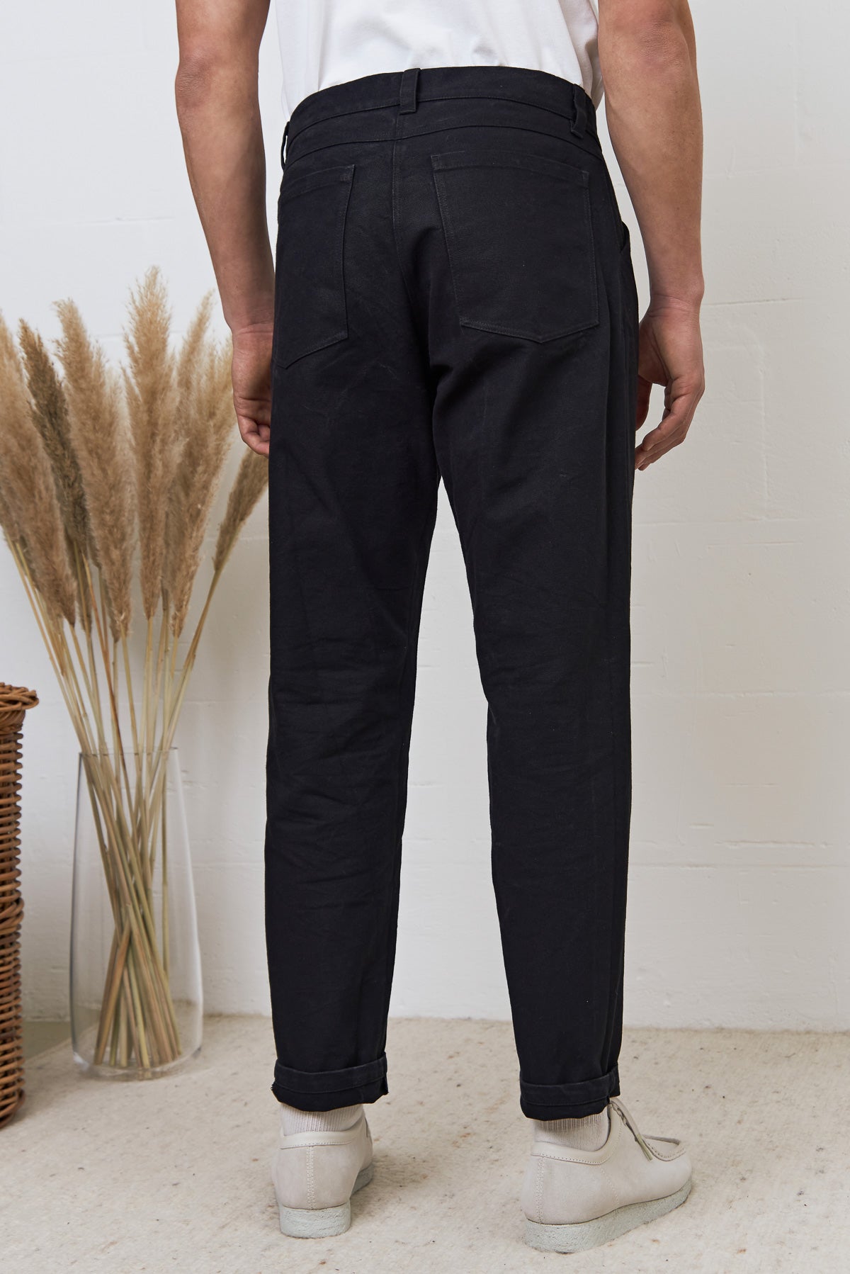 OLF trousers eco canvas black 420g