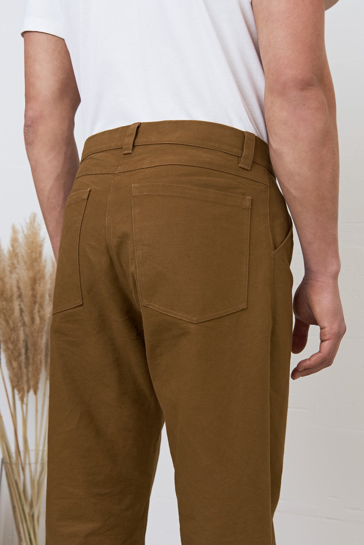 OLF trousers eco canvas camel 420g