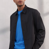 OWE overshirt eco cool wool ebony