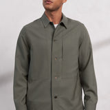 OWE overshirt eco cool wool olive