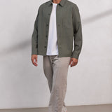 OWE overshirt eco cool wool olive