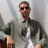 OWE overshirt eco cool wool olive