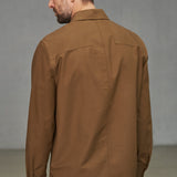 OWE overshirt tencel caramel