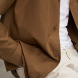 OWE overshirt tencel caramel