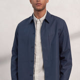 OWE overshirt tencel cold navy