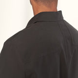 OWE overshirt tencel graphite brown