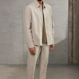OWE overshirt tencel taupe