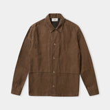 OWE overshirt winter linen camel