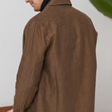 OWE overshirt winter linen camel