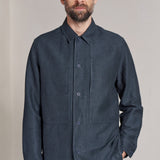OWE overshirt winter linen cold navy