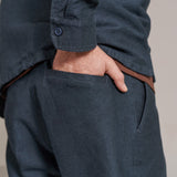 OWE overshirt winter linen cold navy