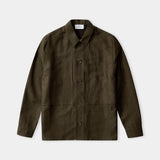 OWE overshirt winter linen olive