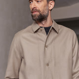 OWE overshirt wool almond