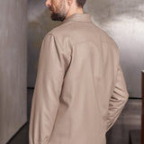 OWE overshirt wool almond