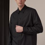 OWE overshirt wool black