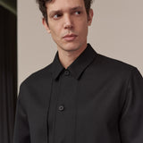 OWE overshirt wool black
