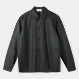 OWE overshirt wool black olive