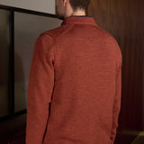 PAUL cardigan pure merino melange copper