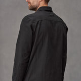 SIMON shirt eco crincle black