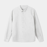 SIMON shirt eco crisp cotton offwhite