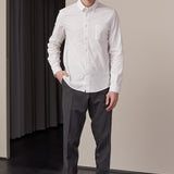 SIMON shirt eco crisp cotton offwhite