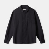 SIMON shirt eco flannel black