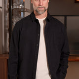 SIMON shirt eco flannel black