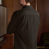 SIMON shirt eco flannel black olive
