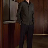SIMON shirt eco flannel black olive