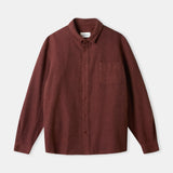 SIMON shirt eco flannel brick