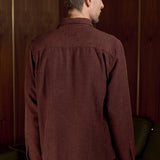 SIMON shirt eco flannel brick