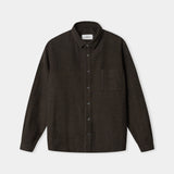 SIMON shirt eco flannel brown