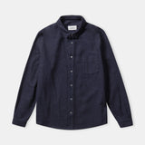 SIMON shirt eco flannel deep sea