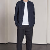 SIMON shirt eco flannel deep sea