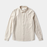 SIMON shirt eco flannel light sand