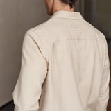 SIMON shirt eco flannel light sand