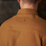 SIMON shirt eco silk golden brown