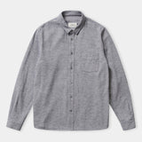 SIMON shirt eco flannel smoky navy