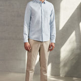 SIMON shirt riviera blue linen