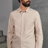 SIMON shirt navy linen