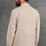 SIMON shirt navy linen