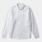 SIMON shirt linen stone white