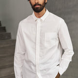 SIMON shirt white linen