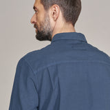 SIMON shirt tencel linen cold navy