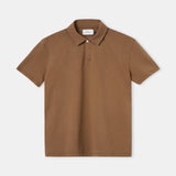 TODD polo eco cotton caramel