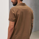 TODD polo eco cotton caramel